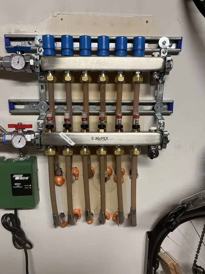 Plumber performing Leak Detection at a residential property in Severance